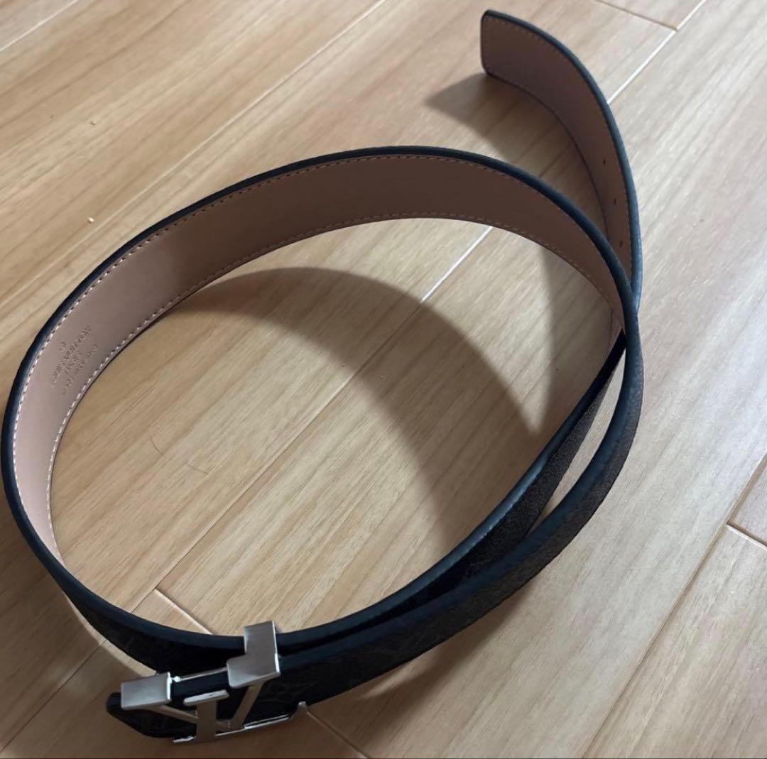 せ*ぼ様 Louis Vuitton ブラック ベルト モノグラム