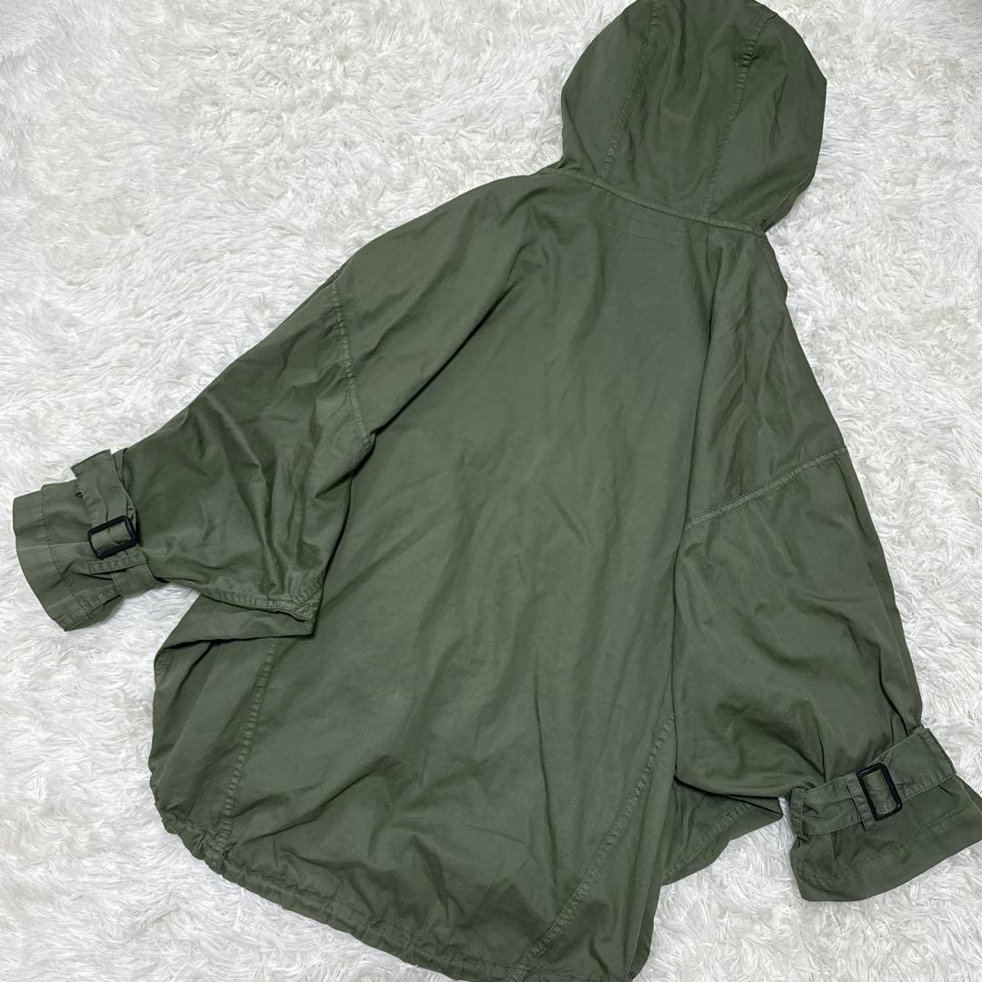 mercibeaucoup, ドルマンスリーブ　アウター　ジャンパー　カーキ