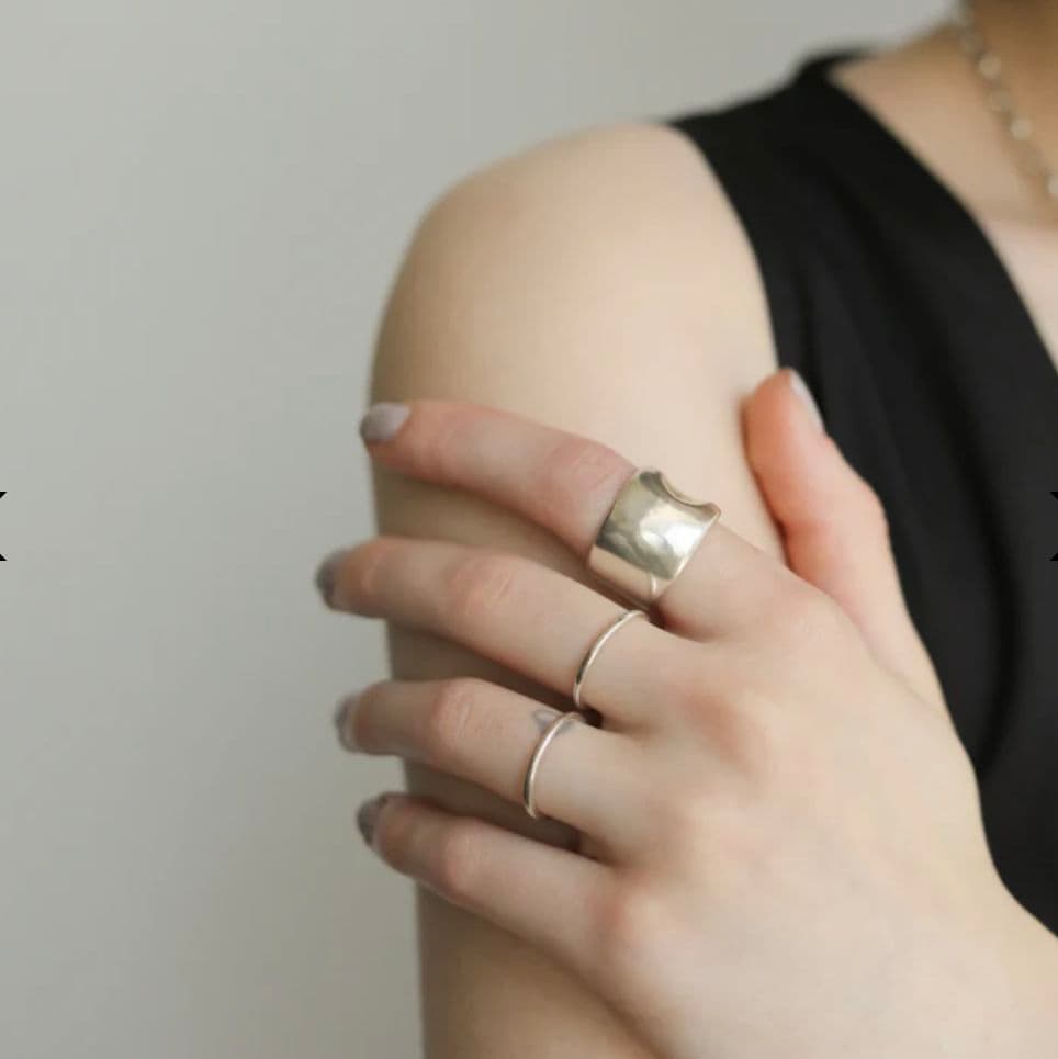 【新品】TEN. ディンプルリング SV 15号