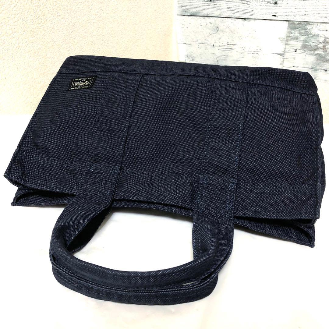 新品同様✨ポータースモーキー トートバッグS ネイビー ハンドバッグ 吉田カバン