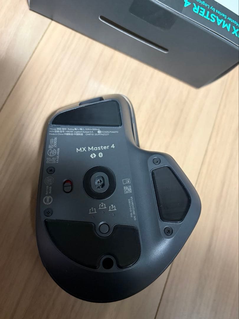 【使用時間5分のみ】logicool MX MASTER 4 ワイヤレスマウス