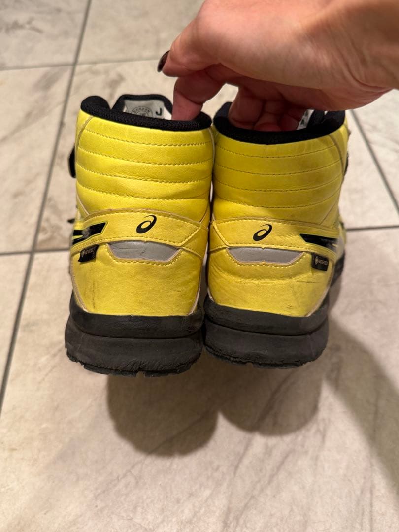 asics ウィンジョブCP601 G-TX 安全靴フラッシュイエロー×ブラック