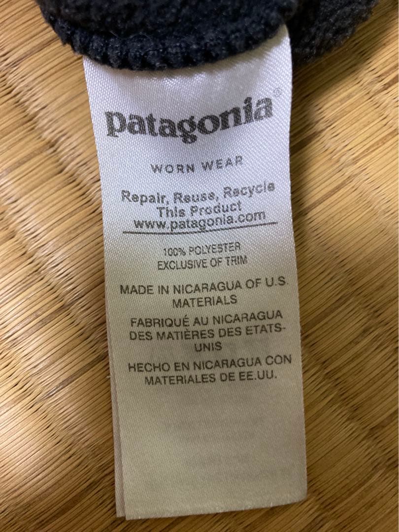 S*様 Patagonia パタゴニア　フリース トップス チャコールグレー/ピ