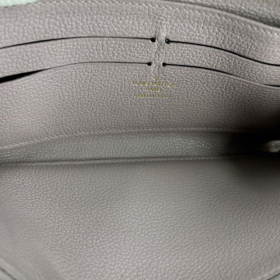 ルイヴィトン　長財布　ジッピーウォレット　モノグラム　アンプラント　黒