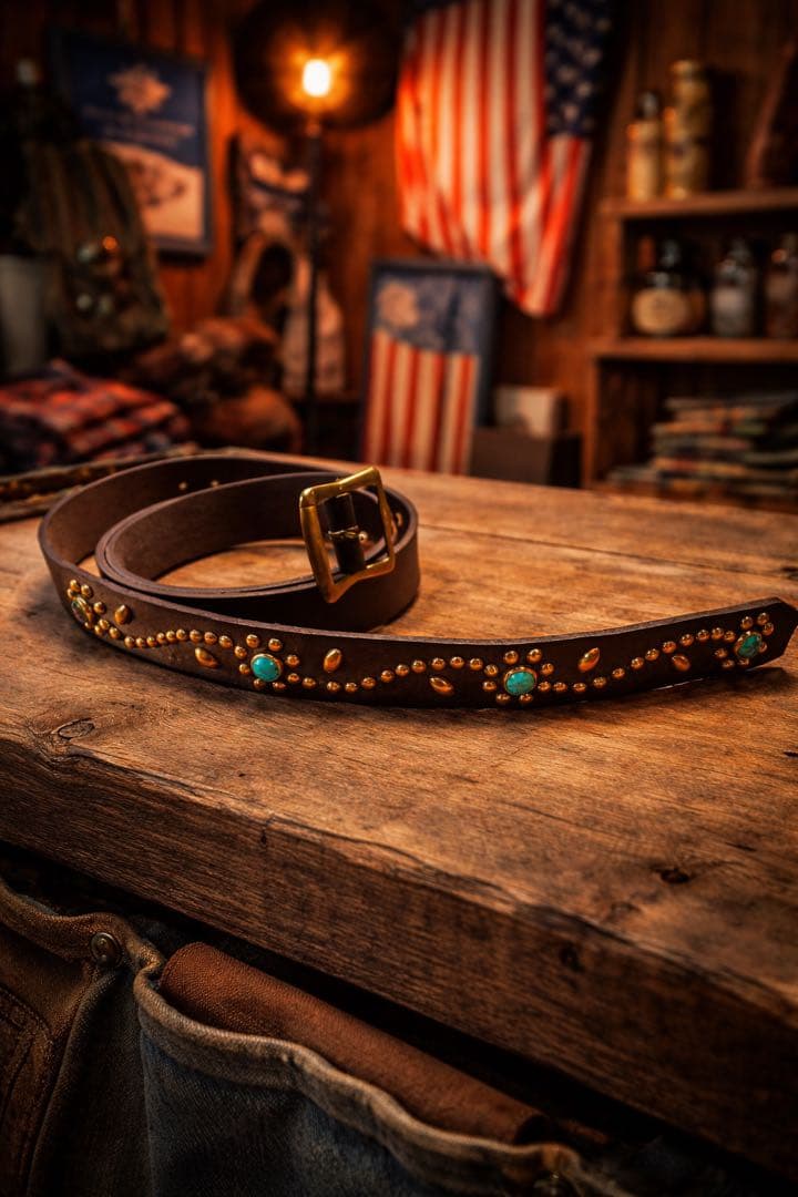 スタッズ　ナローベルト　HTC CALEE ウルフズヘッド　オーダーページ