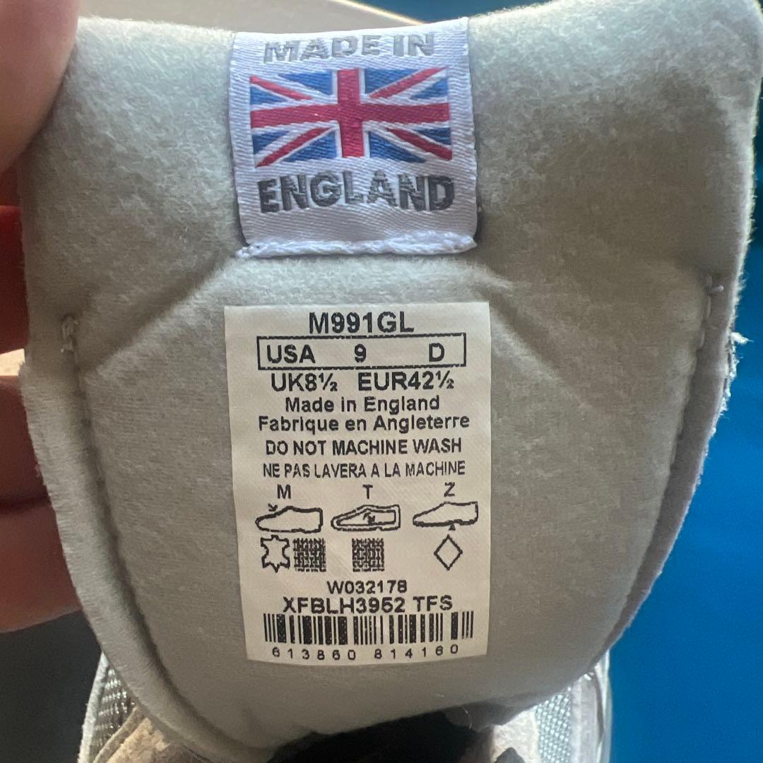 a*z様 史上最低価格ニューバランスM991グレー　イギリス製27センチ