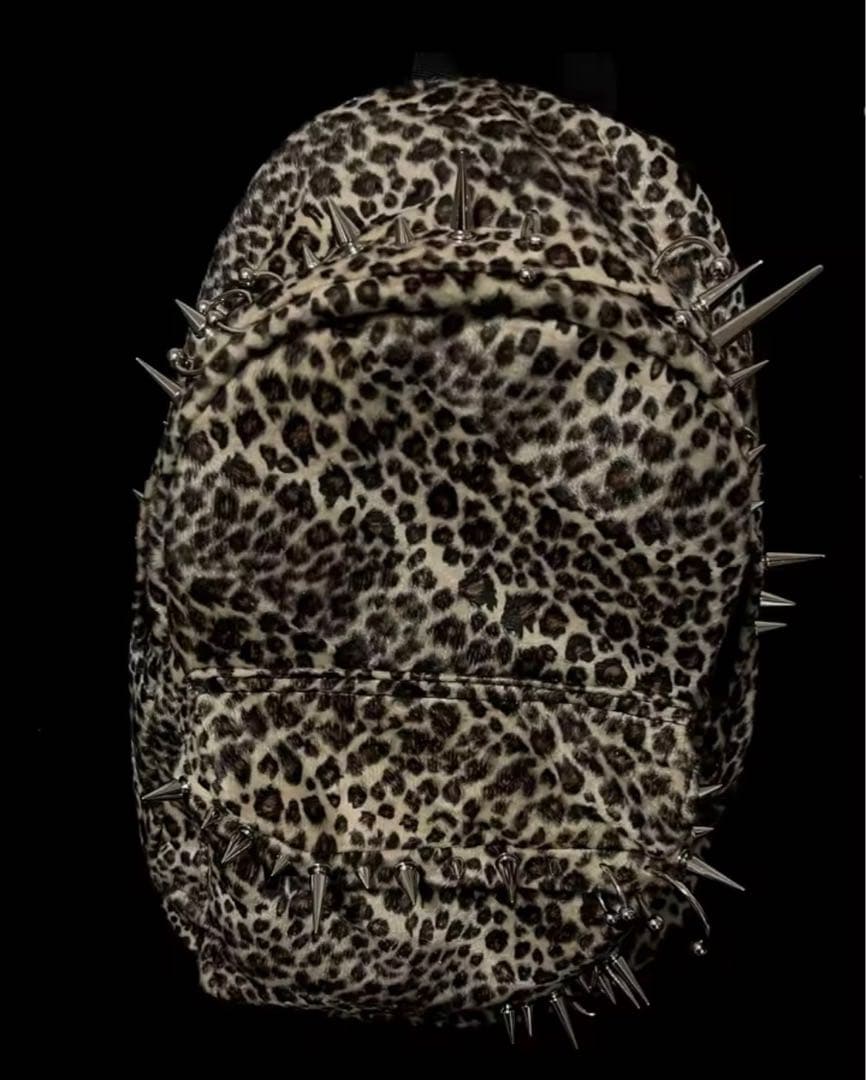 レオパード スタッズ archive リュック y2k ヒョウ柄 地雷