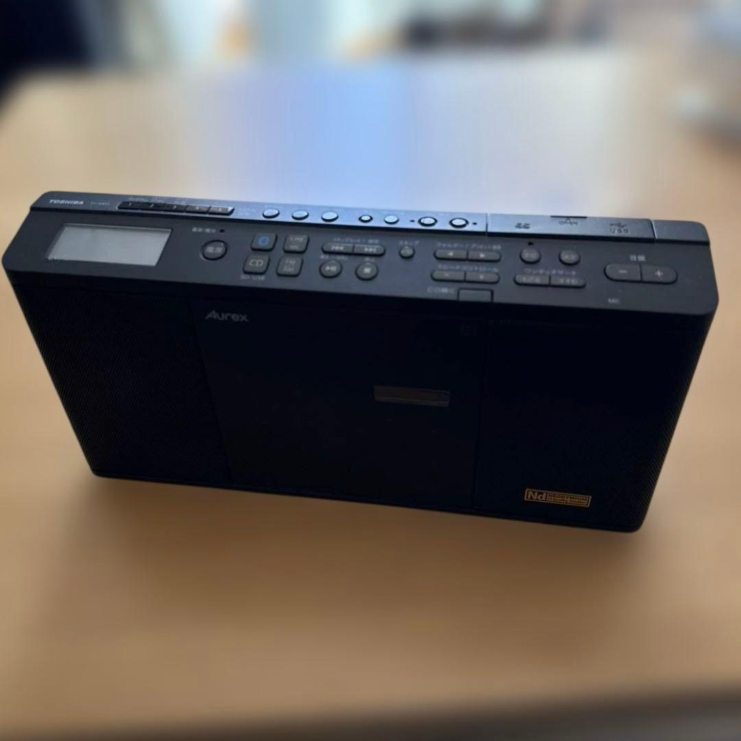 CDラジカセ　東芝　Aurex TRM-ANX1