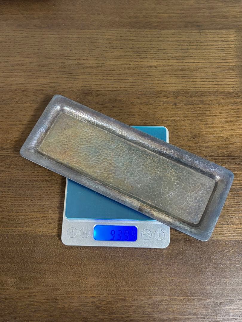 純銀　silver 宮本製　刻印　ペン皿　プレート