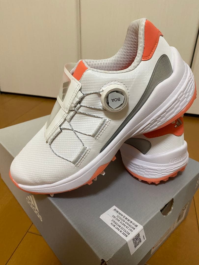 新品adidas wZG23BOAゴルフシューズ 女性用