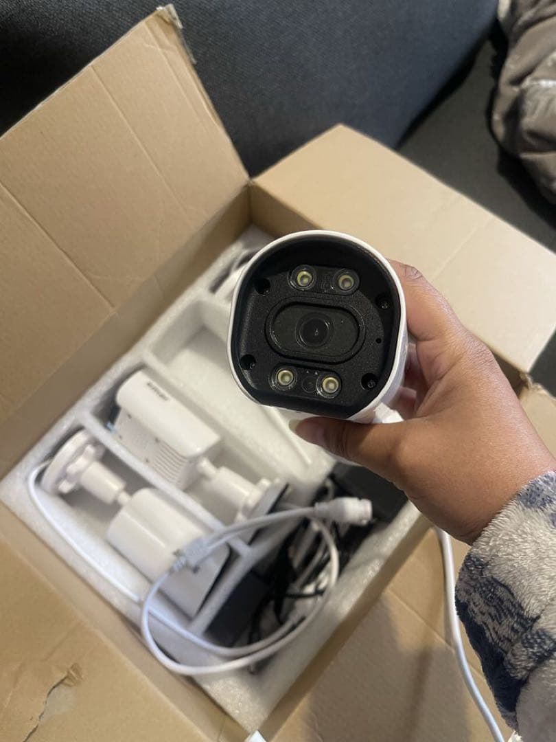 元金額36000の6カメラ WiFi防犯カメラシステム