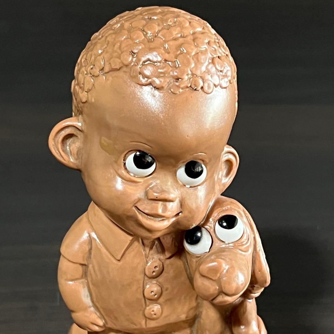 70s ビンテージ メッセージドール BLACK IS BEAUTIFUL 黒人