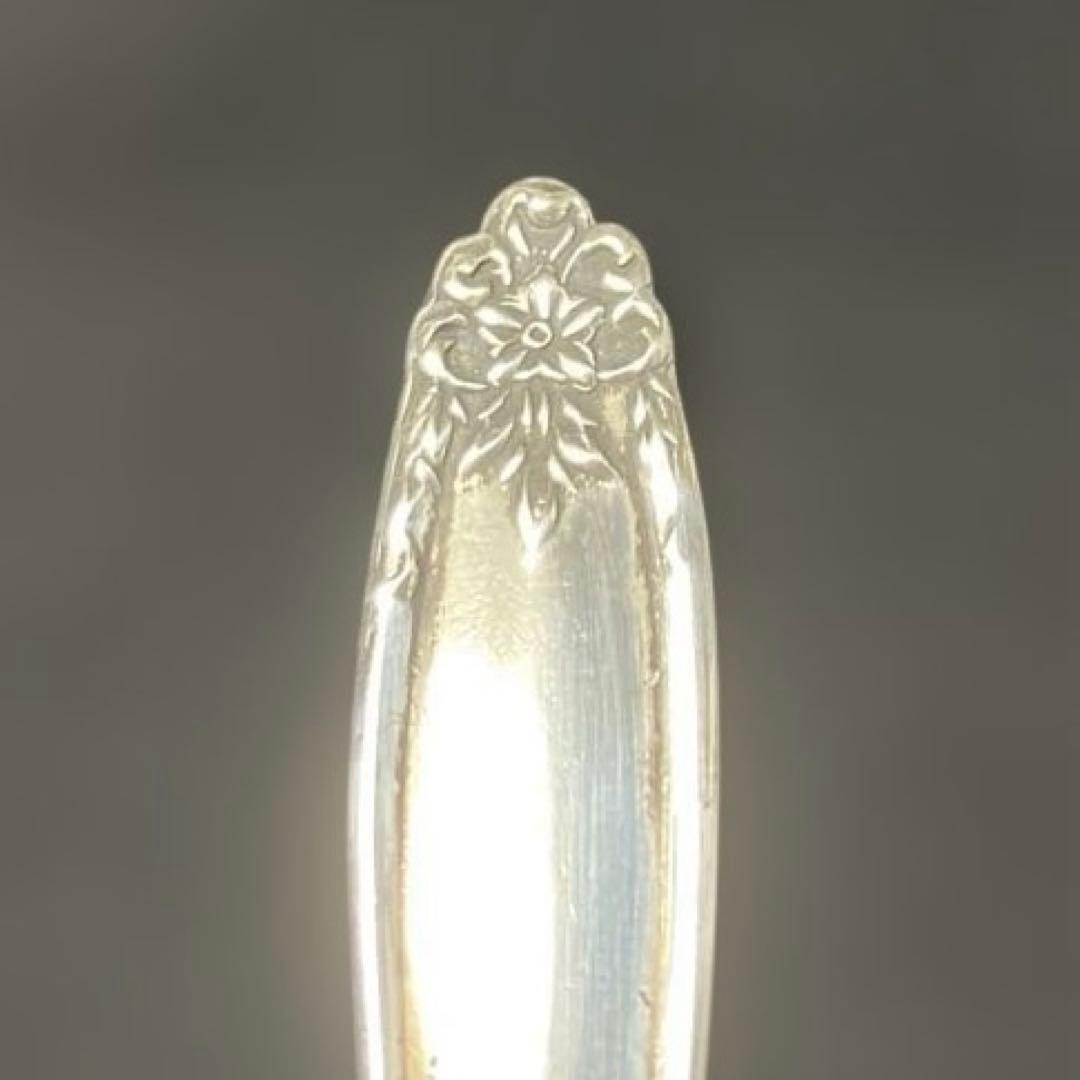 三越　シルバースプーン　銀スプーン　シルバー950 梅　ウメ　マリーゴールド