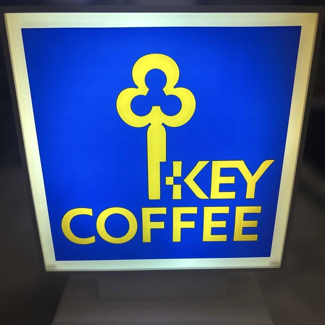 キーコーヒー　電飾看板　昭和レトロ