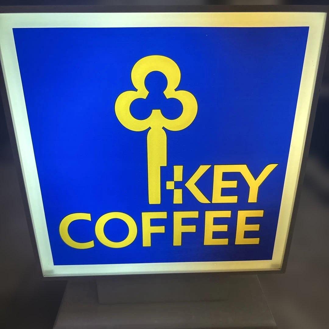キーコーヒー　電飾看板　昭和レトロ