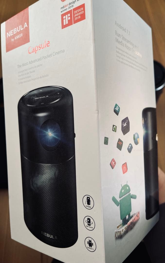 プロジェクター Nebula capsule