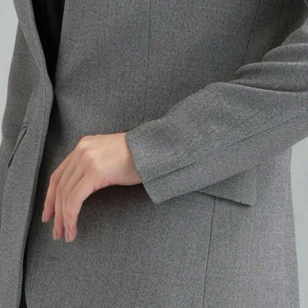 green label relaxingノーラペルジャケット・パンツセットアップ