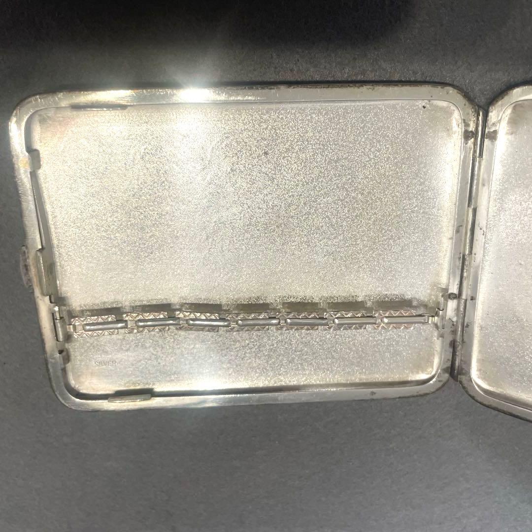 【F】銀製 SILVER シルバー シガレットケース タバコケース ヴィンテージ