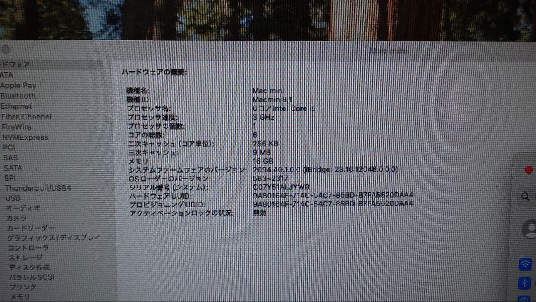 【良品】Mac mini 2018 Core i5 16GB 512GB + α