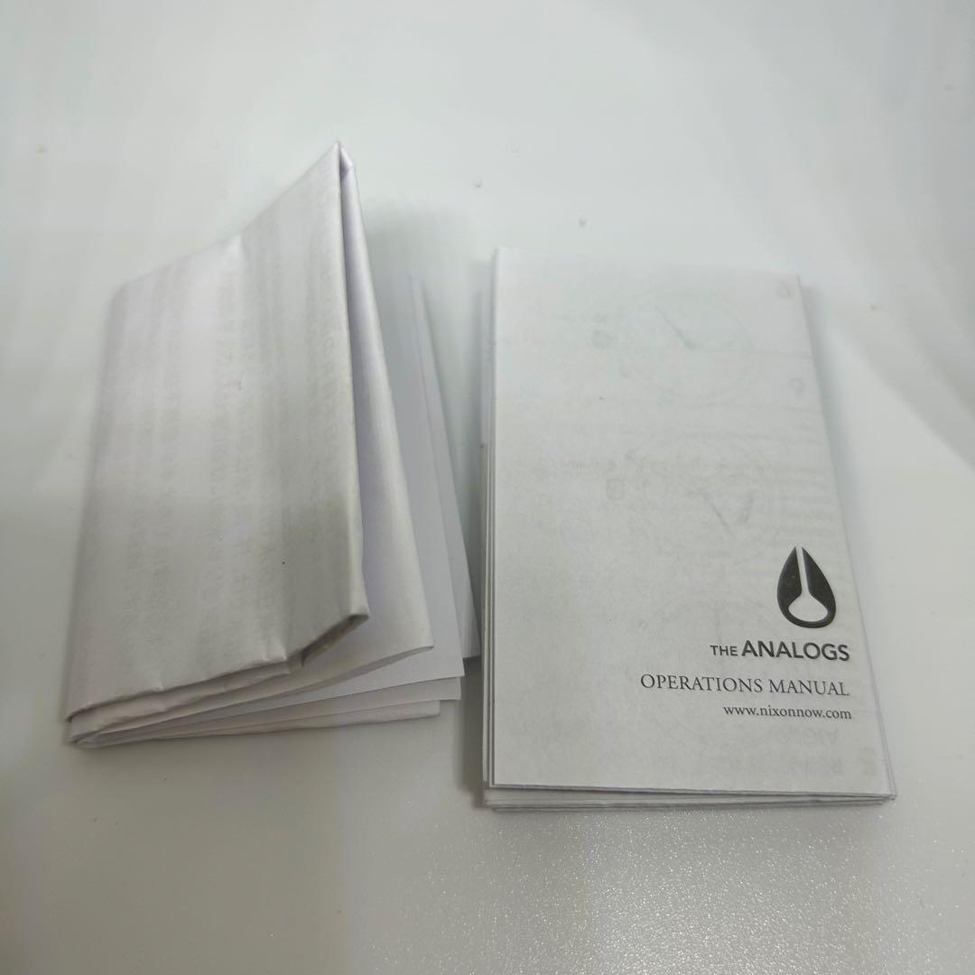 【美品】ニクソン クロノグラフ べっこう柄 箱 説明書付 即購入OK