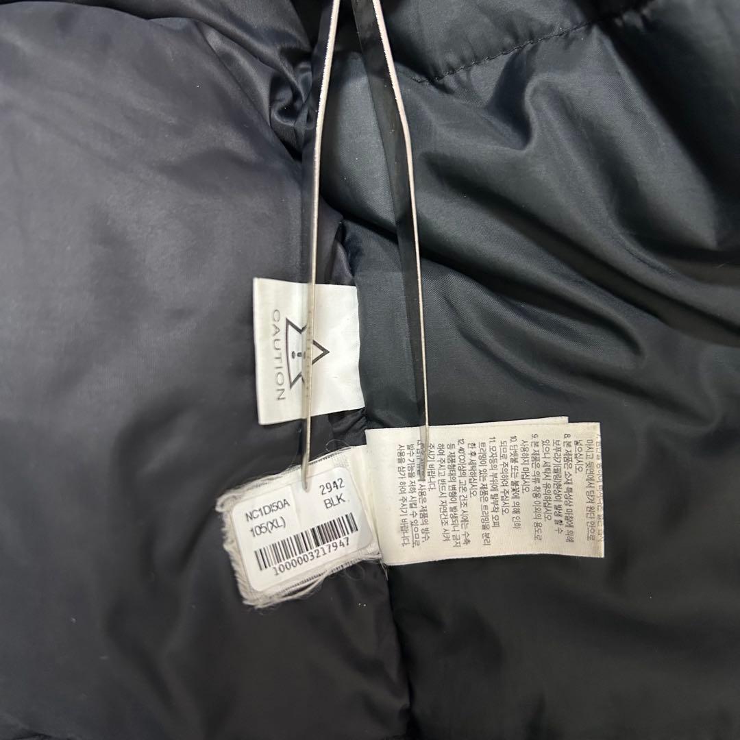 日本未入荷　海外限定　ノースフェイス　ホワイトレーベル　ロングダウンコート 黒