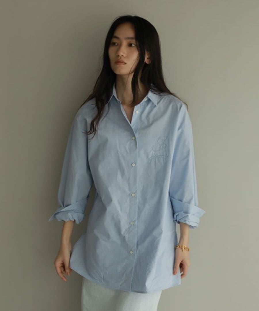 ETRE TOKYO エンブロイダリーシャツ ブルー