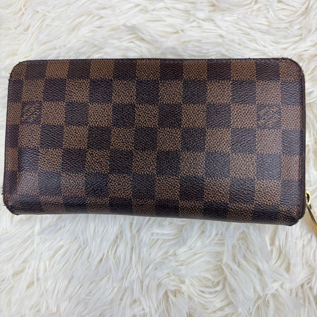 ルイヴィトン ダミエ オーガナイザー ラウンドファスナー　ジッピー　長財布