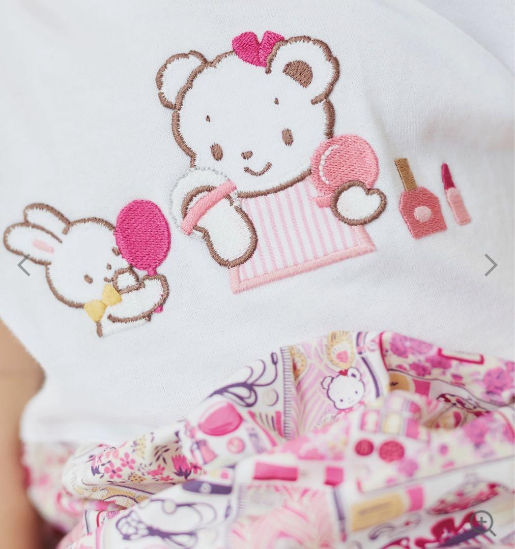 【完売品】familiar 袖付ロンパス リバティファブリック　現行品