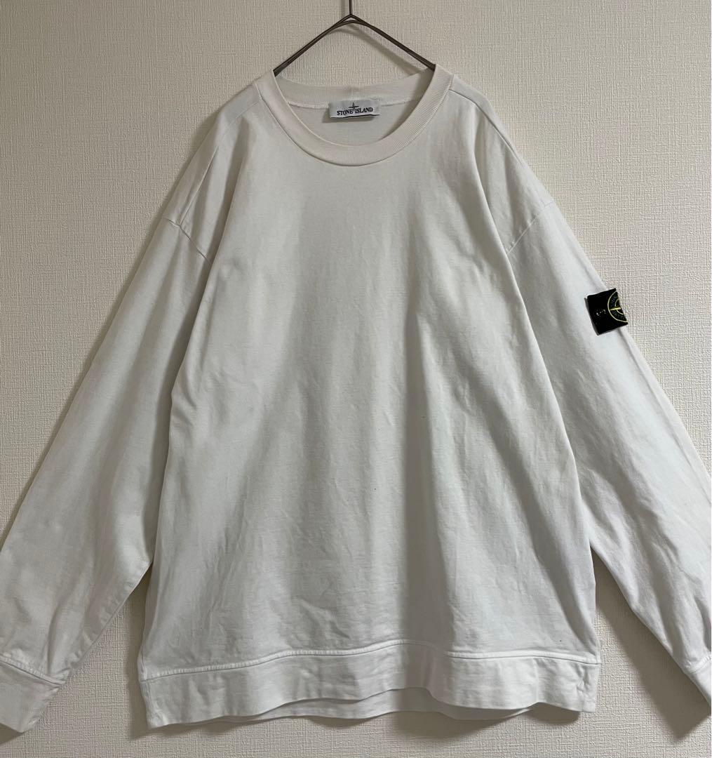 団*虫様 STONE  パーカー　ホワイト　ストーンアイランド　XL