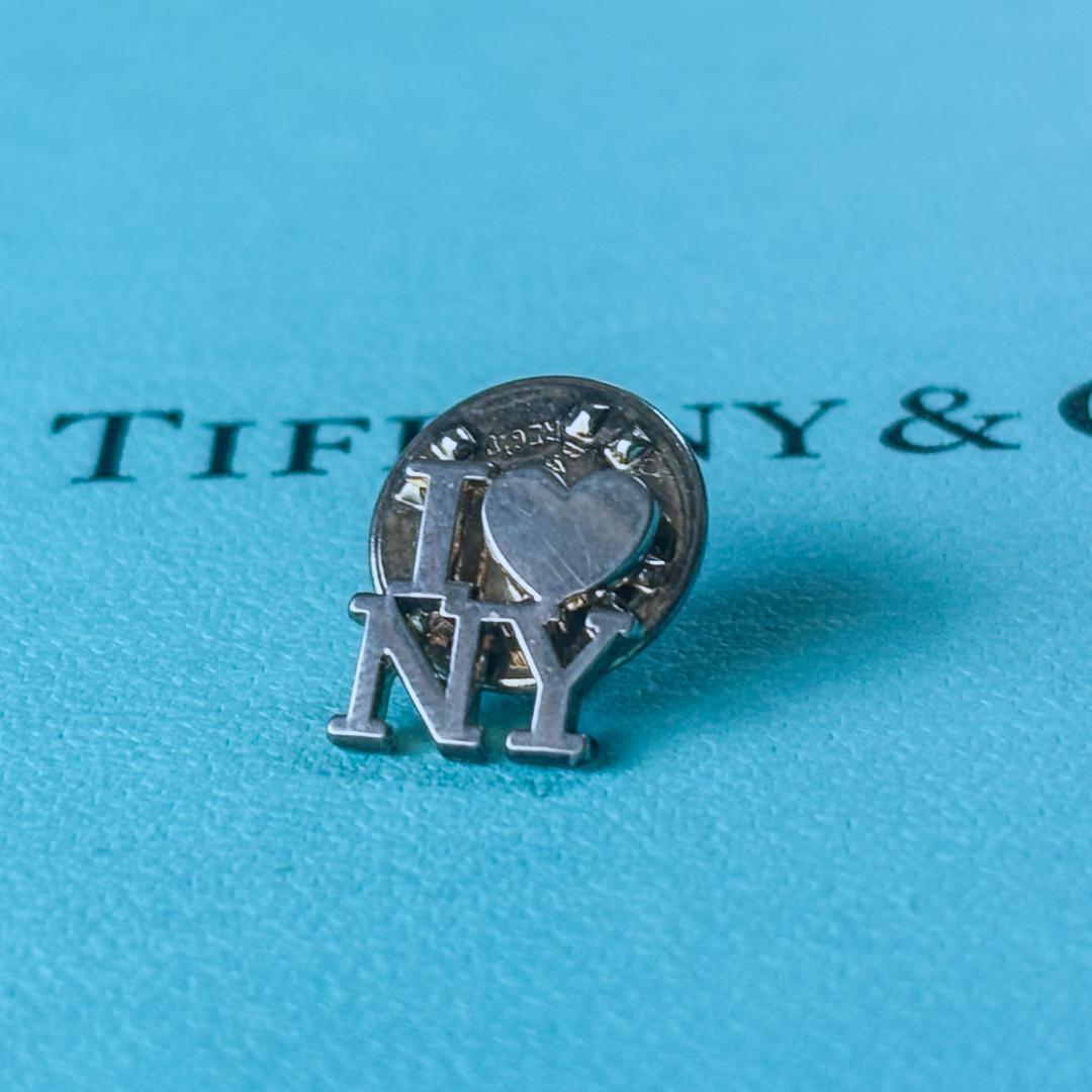 美品★ティファニー ピンブローチ I♡NY アイラブニューヨーク SV925