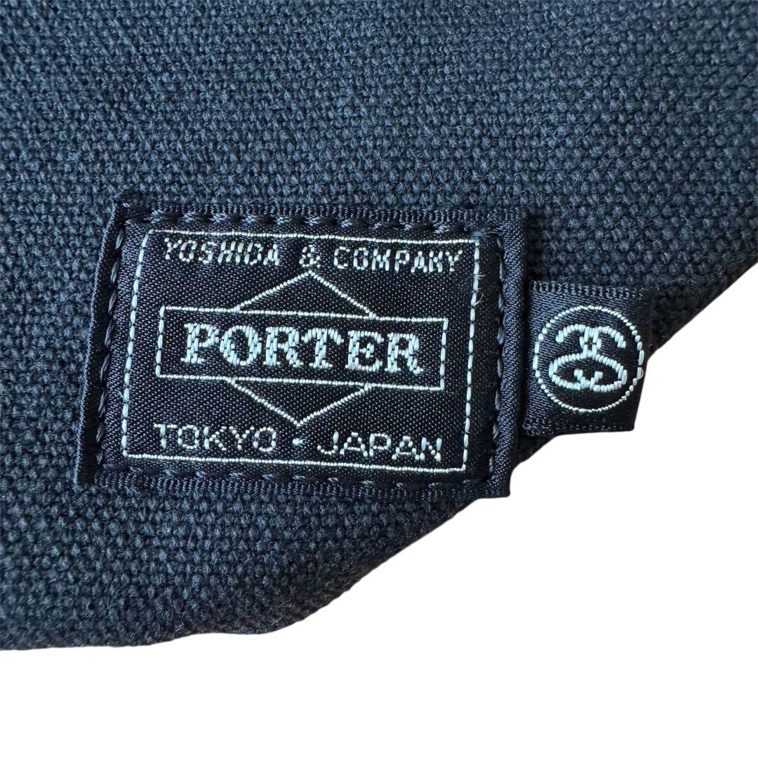 PORTER stussy ボディバッグ ショルダーバッグ ブラック