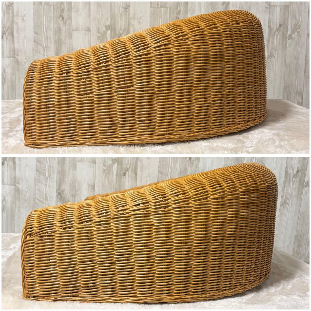 【桜屋工業】ラタン座椅子　2脚セット