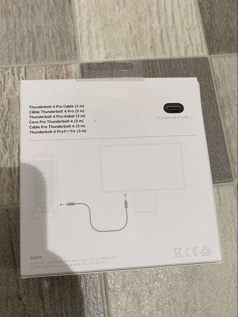 Thunderbolt4 Procable 3メートル