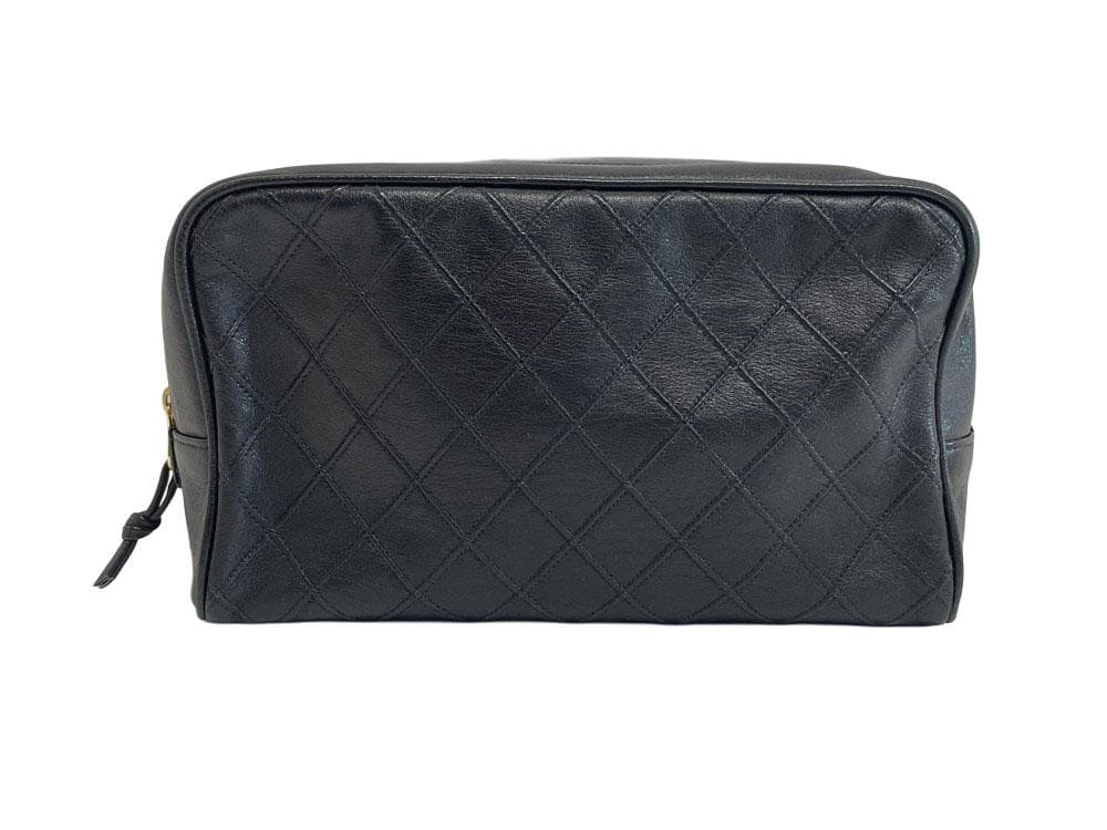 シャネル 1番台 ビコローレ レザー ヴィンテージ ポーチ MBZ023