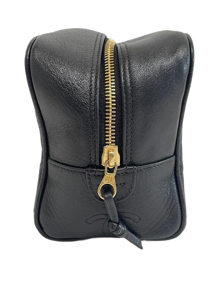 シャネル 1番台 ビコローレ レザー ヴィンテージ ポーチ MBZ023