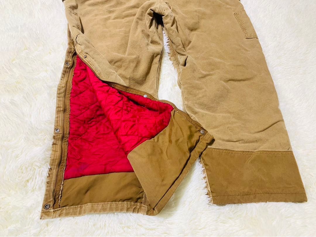 カーハート　ダブルニー　ダックオーバーオール　裏キルティング　54×32