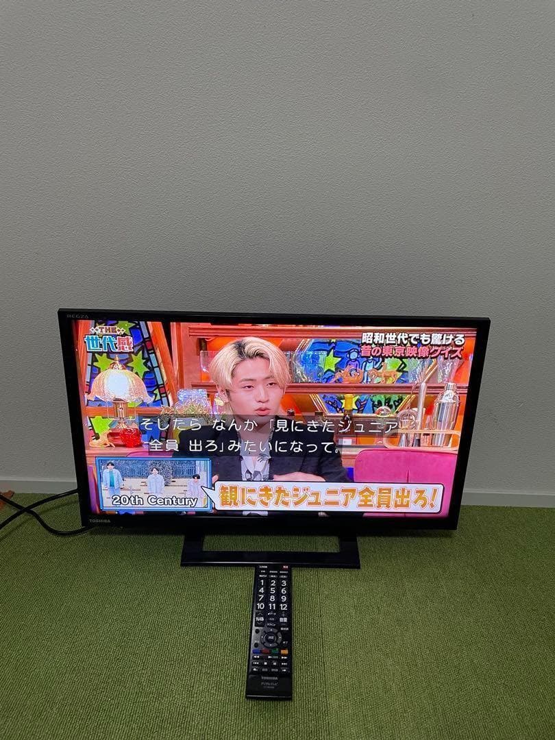 かぁたん 東芝 液晶テレビ 24V型 2023年製 外付けHDD録対応