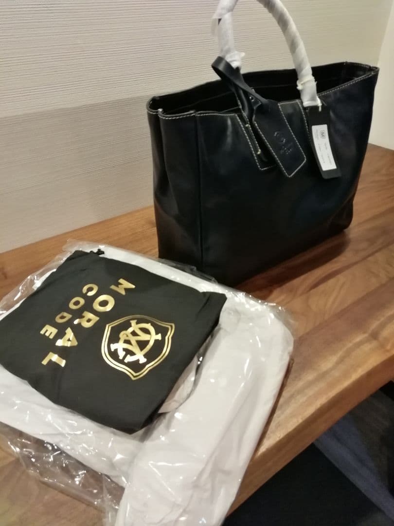 MORAL CODE CROSBY　ネイビー トートバッグ