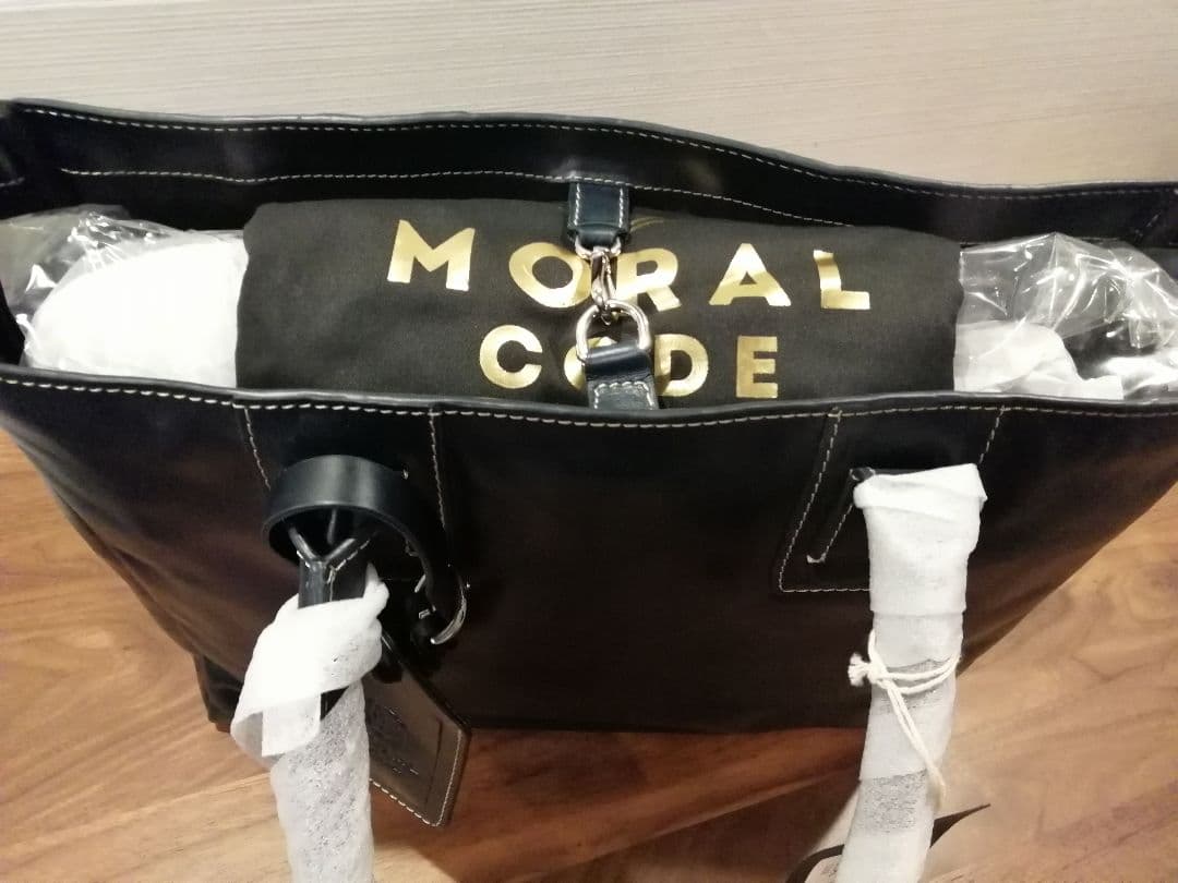 MORAL CODE CROSBY　ネイビー トートバッグ