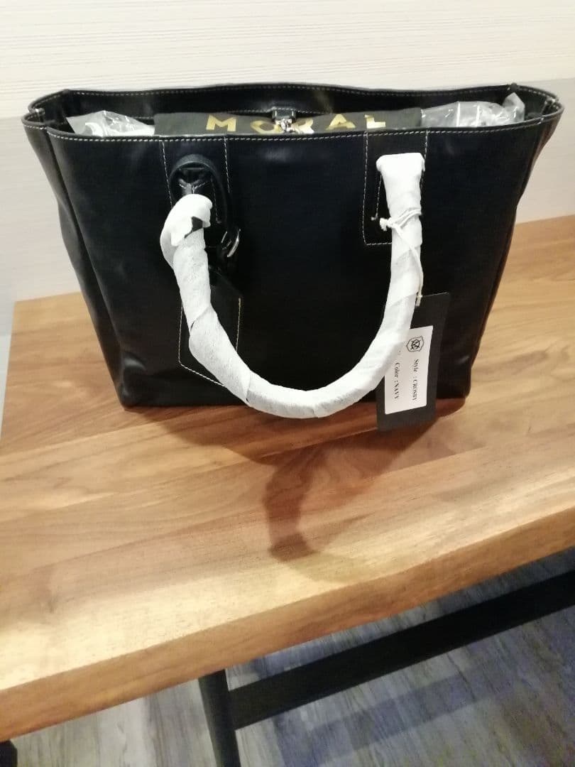 MORAL CODE CROSBY　ネイビー トートバッグ