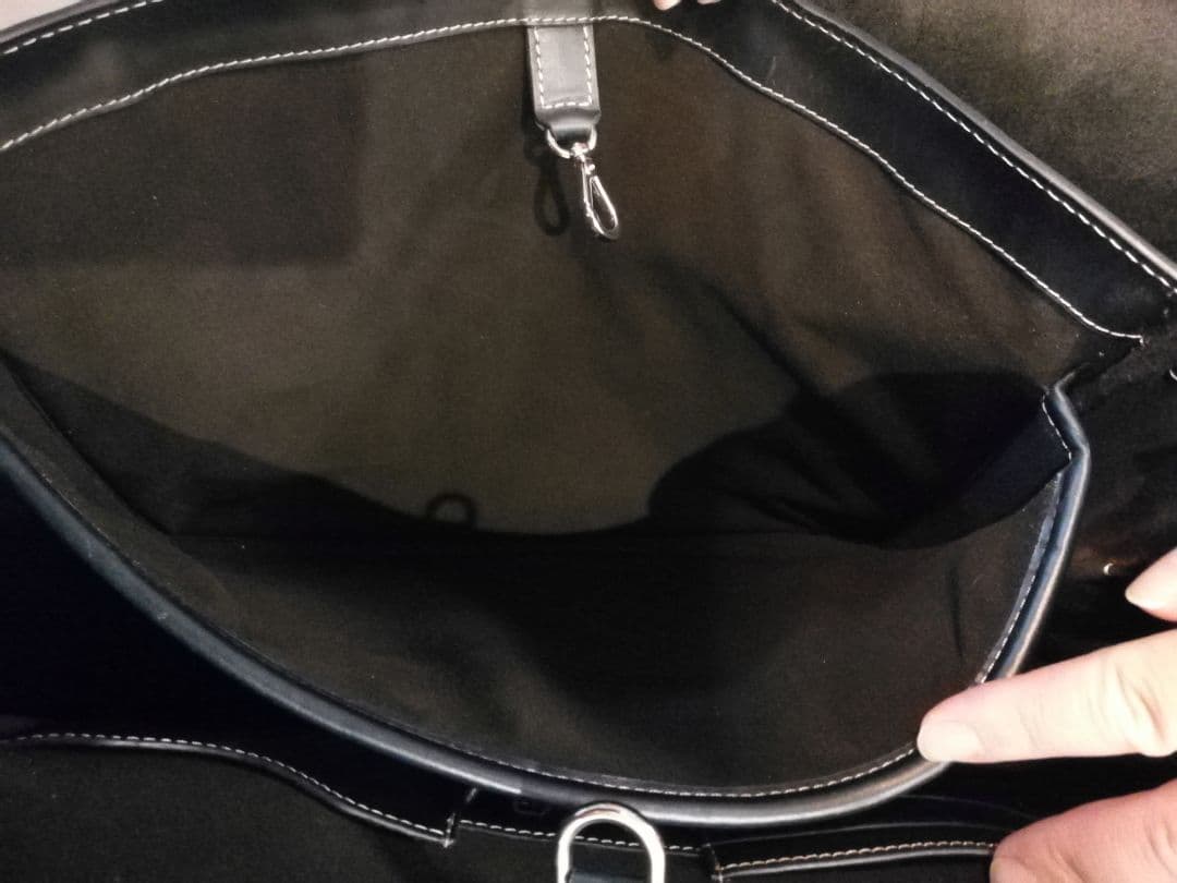 MORAL CODE CROSBY　ネイビー トートバッグ