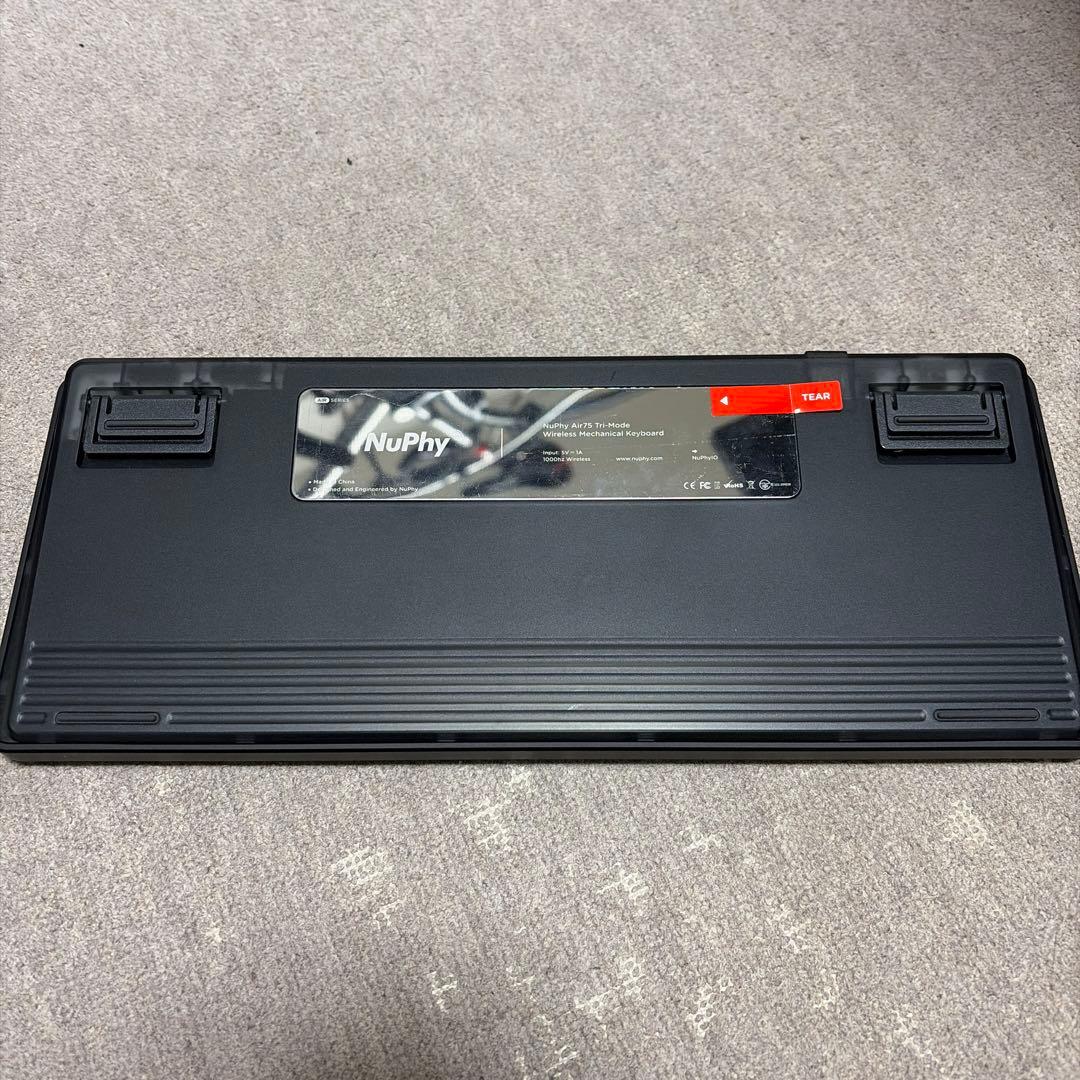 Nuphy Air75 V3 日本語配列　静音スイッチ