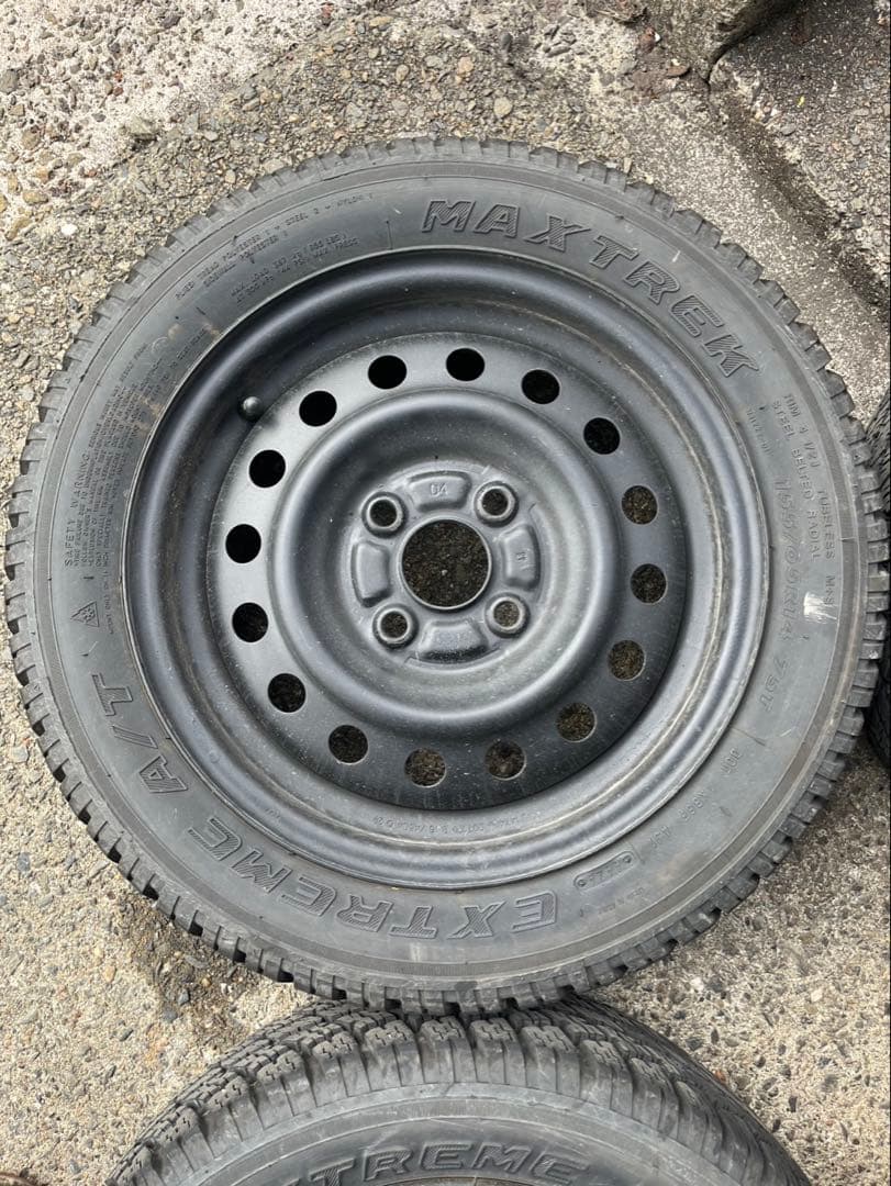 MAXTREK 14インチタイヤ・ホイールセット A/Tタイヤ 24年製