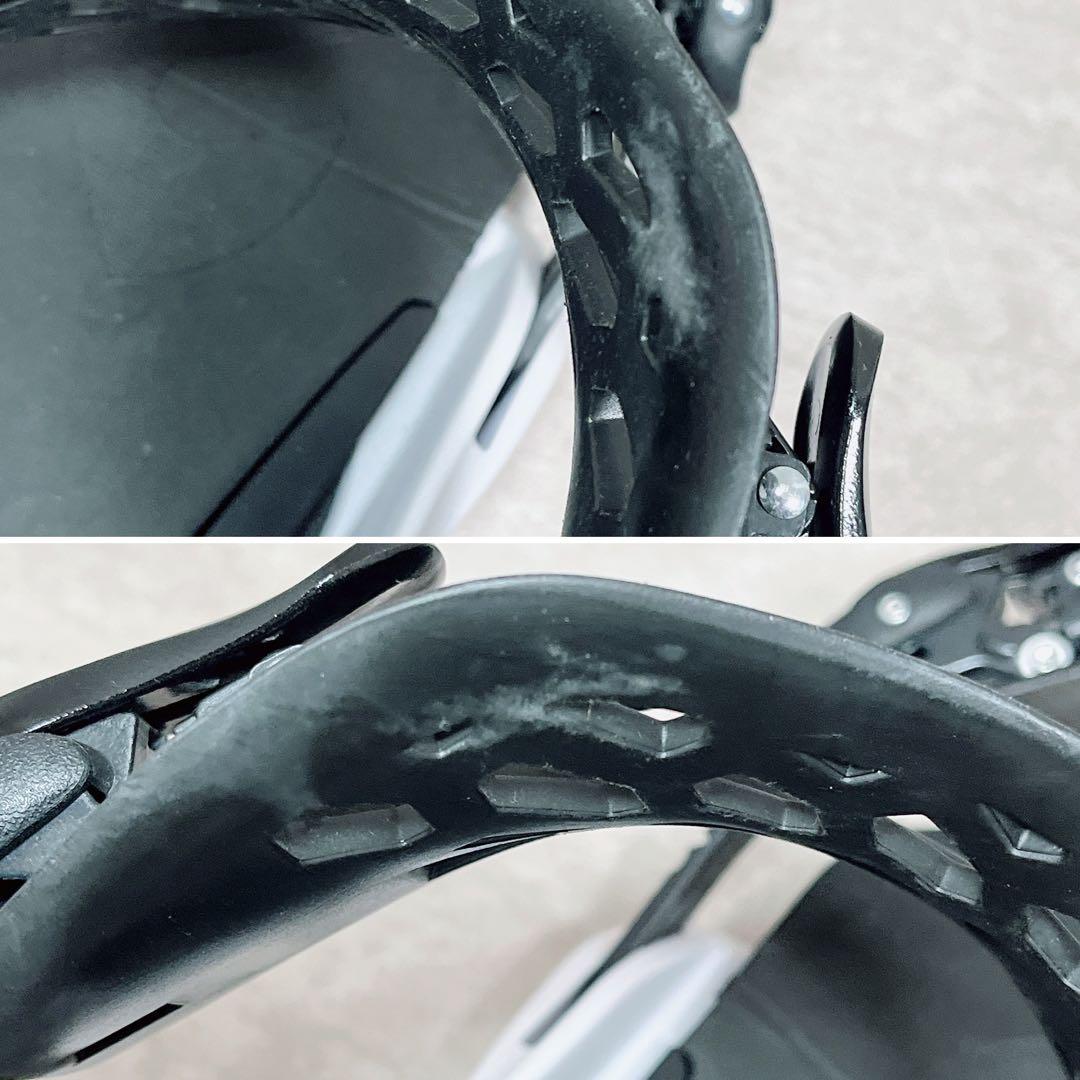 FLUX EM ホワイト スノーボード ビンディング Mサイズ