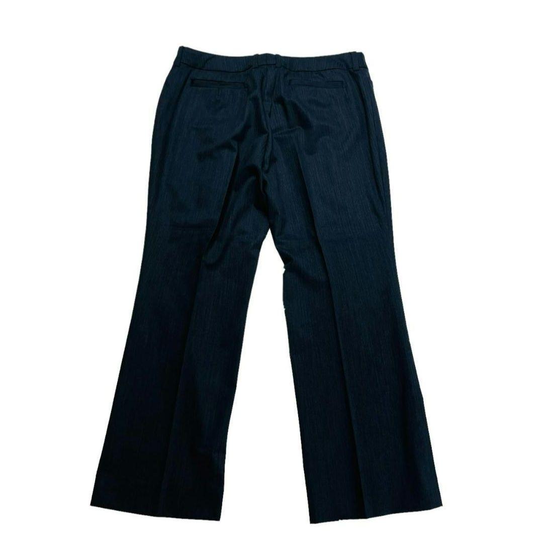 青山　エヌラインプレシャス　パンツ　セットアップ　大きいサイズ　ダークグレー