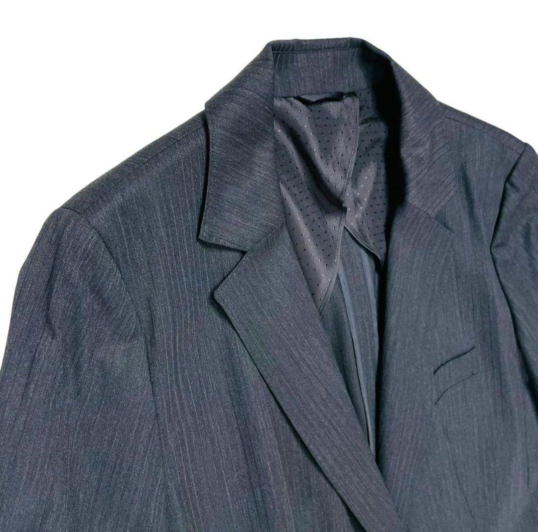 青山　エヌラインプレシャス　パンツ　セットアップ　大きいサイズ　ダークグレー