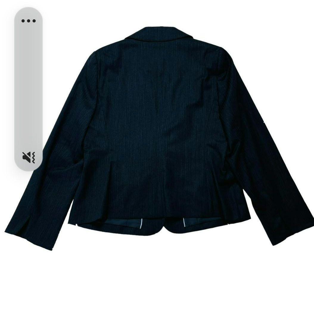 青山　エヌラインプレシャス　パンツ　セットアップ　大きいサイズ　ダークグレー