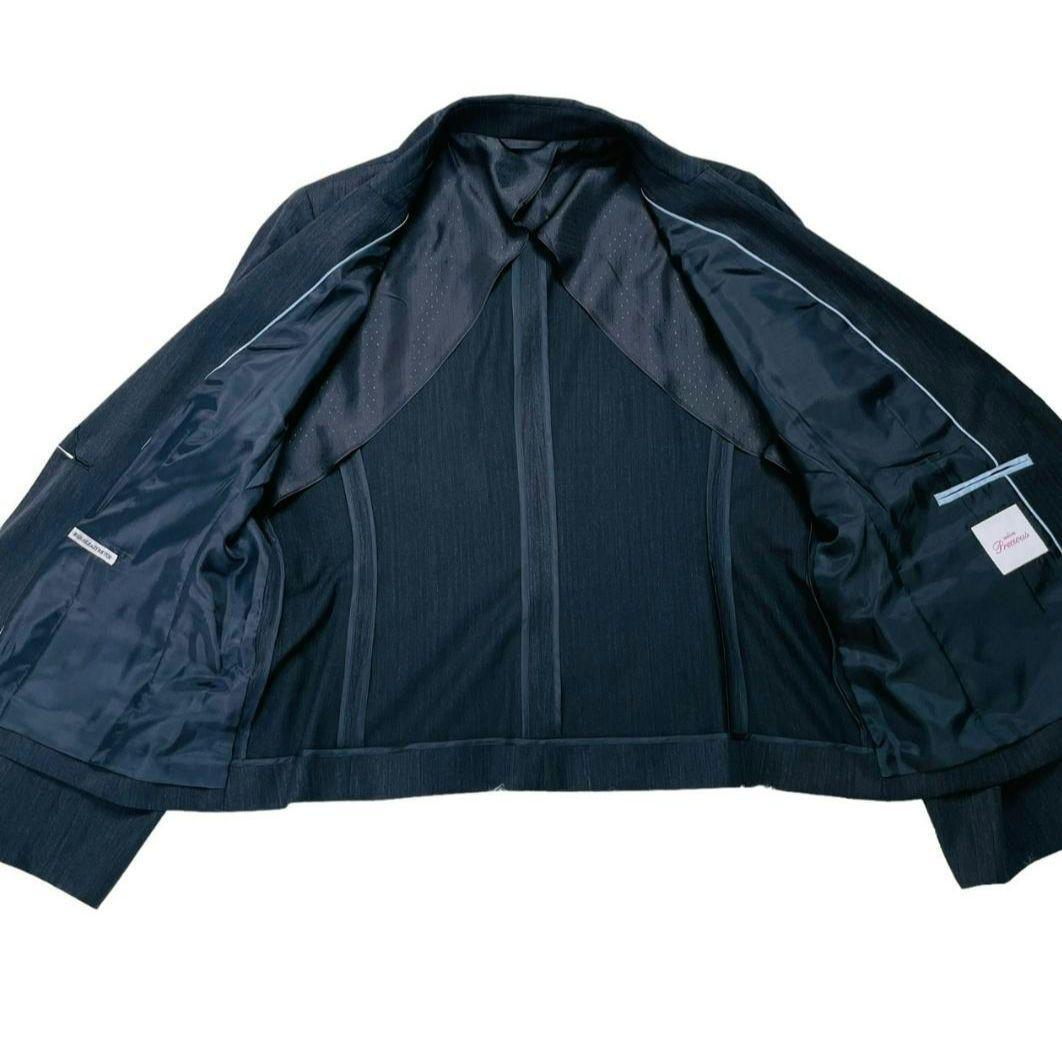 青山　エヌラインプレシャス　パンツ　セットアップ　大きいサイズ　ダークグレー