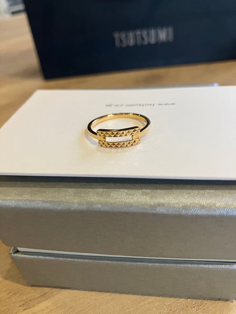 ★美品★TSUTSUMI K18金ゴールドリング