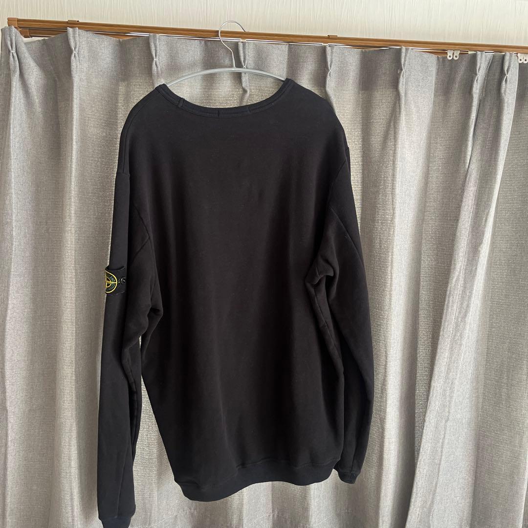 Stone  黒 クルーネック トレーナー